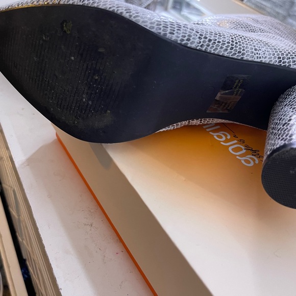 Grey & Black snake skin Bootie - Picture 3 of 4